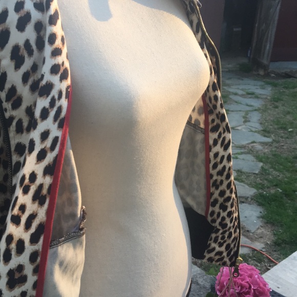 Larry Levine leopard print light jacket - Picture 7 of 8